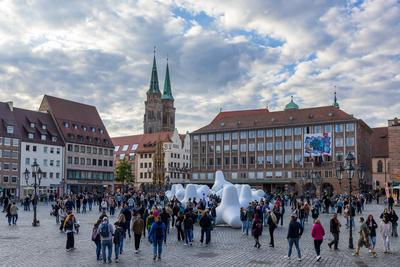 Die Blaue Nacht, Kulturveranstaltung, N?rnberg, 17.05.2025-stock-foto