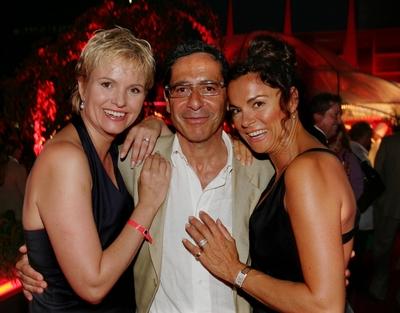 Bild Sommerfest 2006 Copyright: IMAGO. Herrmann 06.07.2006 Thema: Bild Sommerfest 2006 auf dem Dach des Springer-Hauses-stock-foto