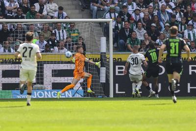 Borussia M?nchengladbach vs VfL Wolfsburg - Bundesliga-stock-foto