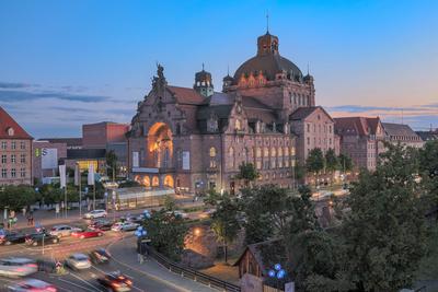 Die Blaue Nacht, Kulturveranstaltung, N?rnberg, 17.05.2025-stock-foto