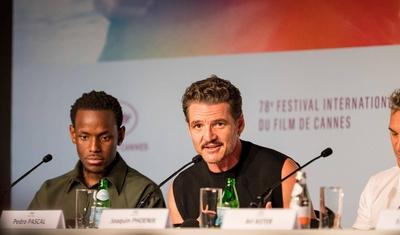 78eme Festival International du Film de Cannes. Conference de presse du film Eddington. CARREL-stock-photo