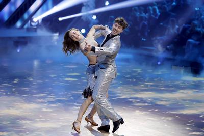 Renata Lusin und Valentin Lusin-stock-foto