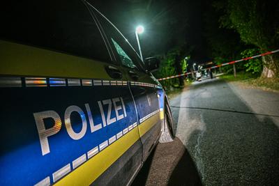 Mann durch Sch?sse in G?ppingen schwer verletzt-stock-foto