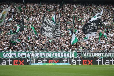 1. BL - 2024/2025 - Borussia Moenchengladbach vs. VfL Wolfsburg-stock-photo