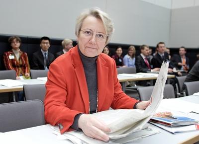 Annette SCHAVAN CDU Bundesbildungsministerin Federal Minister of Education Berlin 06 03 20-stock-photo