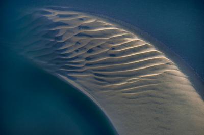 Creative Highlights World Elbmuendung aus der Luft, Deutschland, Hamburgisches Wattenmeer-Nationalpark aerial view of th-stock-photo