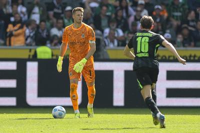 Borussia M?nchengladbach vs VfL Wolfsburg - Bundesliga-stock-foto