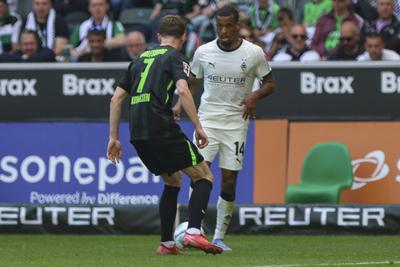 Borussia M?nchengladbach vs VfL Wolfsburg - Bundesliga-stock-foto