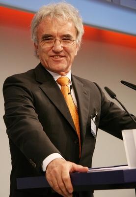 Horst Teltschik auf dem 25. Deutschen Logistikkongress der Bundesvereinigung Logistik in Berlin-stock-foto