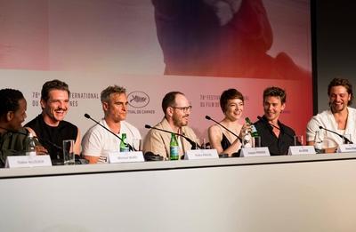 78eme Festival International du Film de Cannes. Conference de presse du film Eddington. CARREL-stock-photo