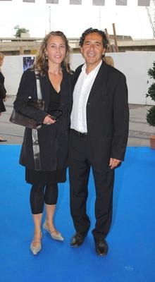 Schweizer Fernsehpreis 2008 Roger Schawinski mit Frau Gabriella Sontheim bei der Verleihung des Der Schweizer Fernsehpre-stock-photo