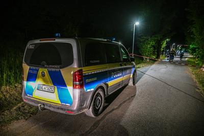 Mann durch Sch?sse in G?ppingen schwer verletzt-stock-foto