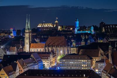 Die Blaue Nacht, Kulturveranstaltung, N?rnberg, 17.05.2025-stock-foto
