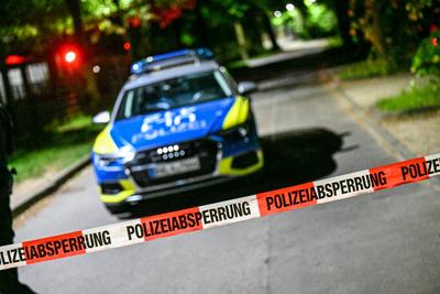 Mann durch Sch?sse in G?ppingen schwer verletzt-stock-foto