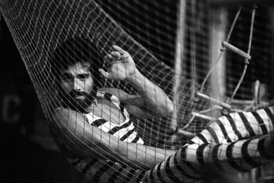 Schauspieler Gojko Mitic (DDR) anl?sslich der Fernsehshow - Nacht der Prominenten - in Kooperation mit dem Staatszirkus-stock-foto