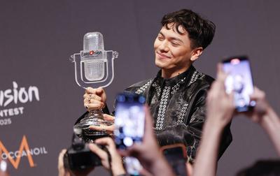 Austria’s JJ wins 69th Eurovision Song Contest with ‘Wasted Love’-stock-photo
