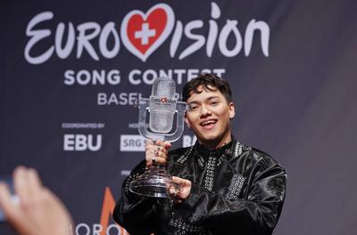 Austria’s JJ wins 69th Eurovision Song Contest with ‘Wasted Love’-stock-photo
