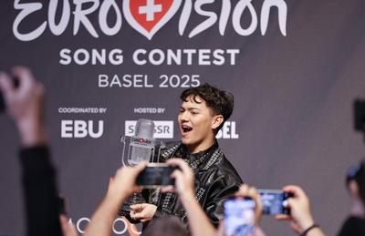 Austria’s JJ wins 69th Eurovision Song Contest with ‘Wasted Love’-stock-photo