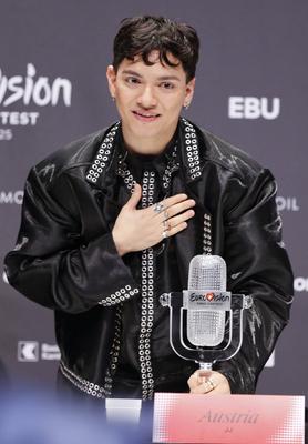 Austria’s JJ wins 69th Eurovision Song Contest with ‘Wasted Love’-stock-photo