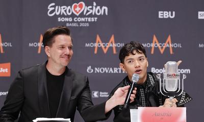 Austria’s JJ wins 69th Eurovision Song Contest with ‘Wasted Love’-stock-photo