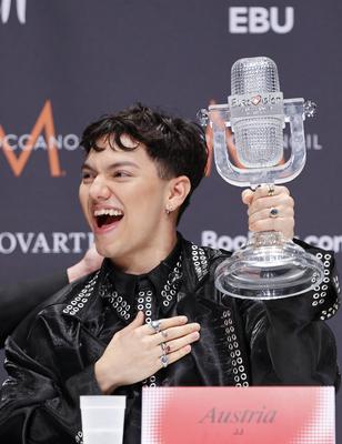 Austria’s JJ wins 69th Eurovision Song Contest with ‘Wasted Love’-stock-photo