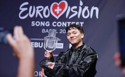 Austria’s JJ wins 69th Eurovision Song Contest with ‘Wasted Love’-stock-photo