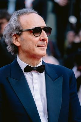 78eme Festival International du Film de Cannes. Mont?e des marches du film The Phoenician Theme. BAELEN-stock-photo