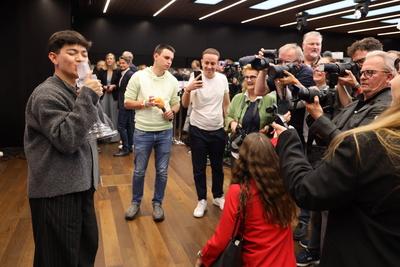 Song Contest Sieger 2025 JJ Empfang  in Wien-stock-foto