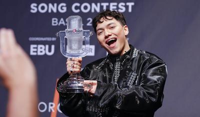 Austria’s JJ wins 69th Eurovision Song Contest with ‘Wasted Love’-stock-photo