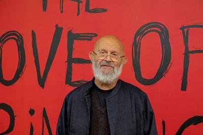DEU, Deutschland, Nordrhein-Westfalen, Essen: 29.10.2015: Der US-amerikanische Kuenstler Jim Dine im Essener Museum Fol-stock-photo