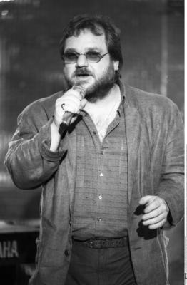Klaus Lage (S?nger) 01/89 dar Klaus Lage im Januar 1989 bei 3 nach 9 , Radio Bremen Deutschland deutsch deutscher Mann G-stock-photo