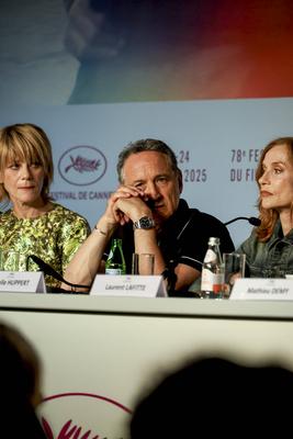 78eme Festival International du Film de Cannes. Conference de presse du film La Femme La Plus Riche Du Monde. VOISIN-stock-photo