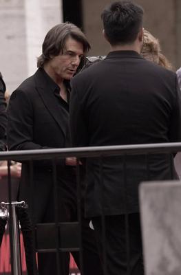 Tom cruise attends the new york premiere of mission: impossible ? the final reckoning at lincoln center.-stock-foto