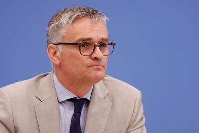 Regierungssprecher Stefan Kornelius, Deutschland, Berlin, Bundespressekonferenz, Thema: Regierungspressekonferenz *** Go-stock-foto