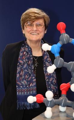 Katalin KARIKO - Nobelpreistr?gerin im Josephinum-stock-foto