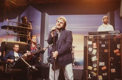 Klaus Lage (vo.) (S?nger) 10/87 rag Mann Musik Pop Gesang Pop-S?nger Musiker Musikgesch?ft Musikbranche kurzhaarig dunk-stock-photo