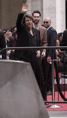 Tom cruise attends the new york premiere of mission: impossible ? the final reckoning at lincoln center.-stock-foto