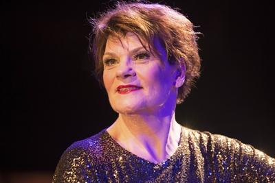 drama-berlin.de 28.03.2014 Gayle Tufts LOVE , Show von und mit Gayle Tufts, Musik: Marian Lux und Strings de Lux, Premi-stock-photo
