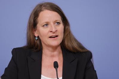 Prof. Hanna Schramm-Klein, Deutschland, Berlin, Pressekonferenz: Bundesverband Freier Tankstellen und unabh?ngiger deuts-stock-foto