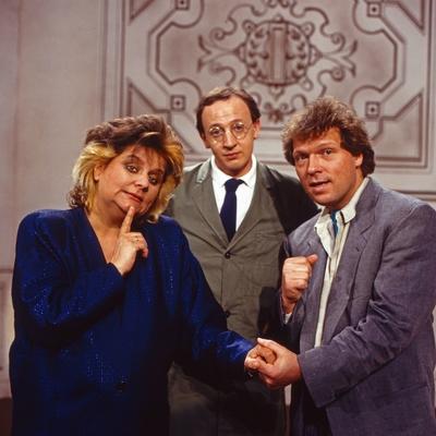 Freitag s Abend, Comedy mit Joy Fleming, Norbert Gottschalk und Thomas Freitag, Deutschland 1986 UnitedArchives00025176-stock-foto
