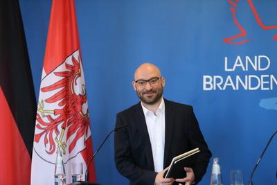 Brandenburg Vorstellung Innenminister Wilke-stock-photo