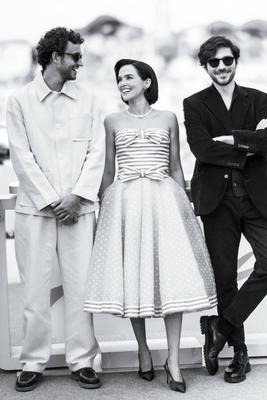 78eme Festival International du Film de Cannes. Photocall du film Nouvelle Vague. CARLIER-stock-photo
