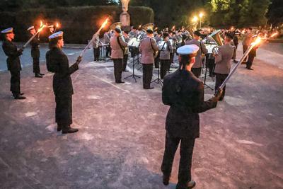 Bundeswehr Serenade zu Ehren von Ministerpr?sident Stephan Weil-stock-foto