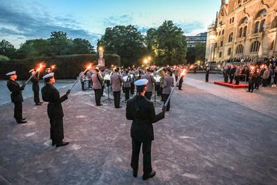 Bundeswehr Serenade zu Ehren von Ministerpr?sident Stephan Weil-stock-foto