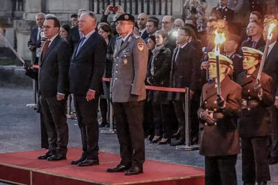 Bundeswehr Serenade zu Ehren von Ministerpr?sident Stephan Weil-stock-foto