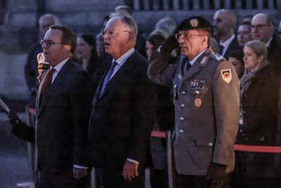 Bundeswehr Serenade zu Ehren von Ministerpr?sident Stephan Weil-stock-foto
