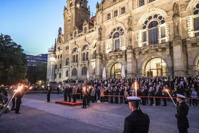 Bundeswehr Serenade zu Ehren von Ministerpr?sident Stephan Weil-stock-foto