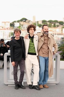 78eme Festival International du Film de Cannes. Photocall du film Le dernier pour la route. VOISIN-stock-foto