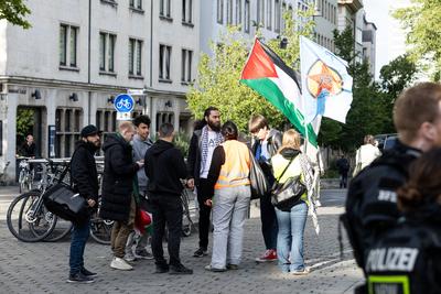 Eine Demo in K?ln, Pal?stina, K?ln Innenstadt,  22.05.2025-stock-foto