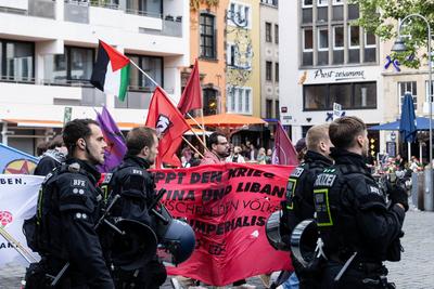 Eine Demo in K?ln, Pal?stina, K?ln Innenstadt,  22.05.2025-stock-foto